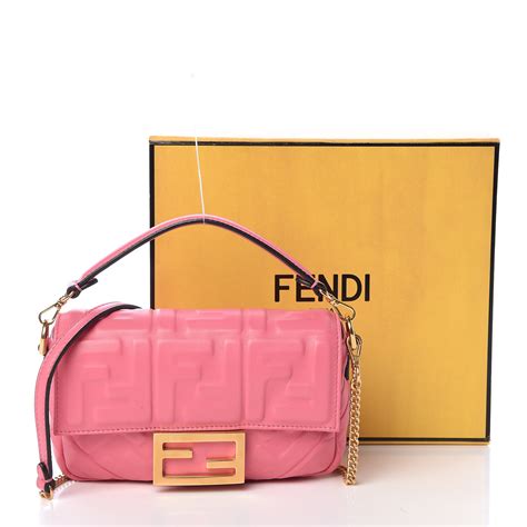 fendi mini baguette rosa|fendi mini baguette vintage.